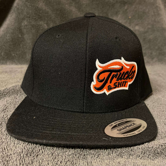 TNS Flame Flat Bill Hat Independent Vinyl & Screen