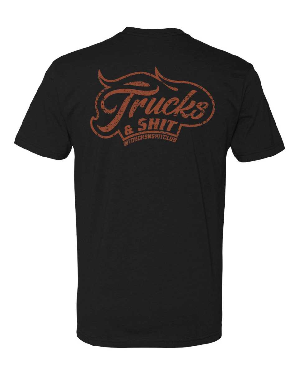 TNS Distressed Flame T Shirt