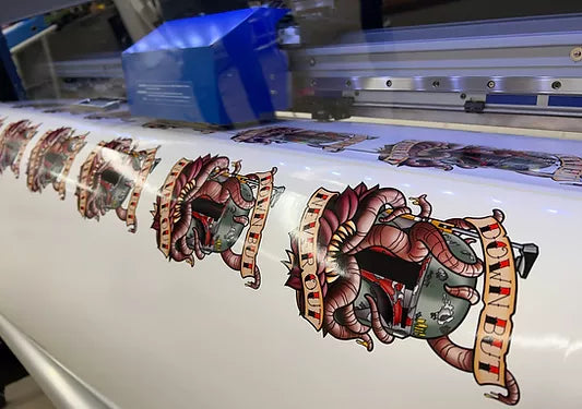 Independent Vinyl & Screen LLC Vinyl Stickers Boba Fett in production with Roland TrueVis VG 540